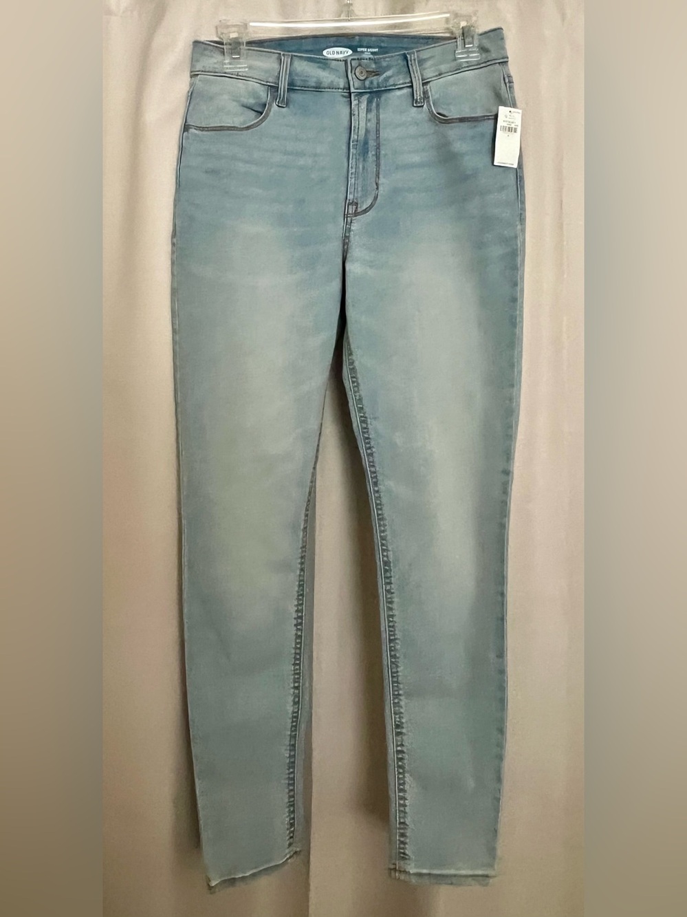Old Navy Super Skinny High Rise Ankle Jeans Size 4 Light Wash NWT